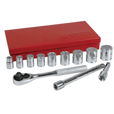 Urrea 3/8" drive socket set with accessories 13PC 52128